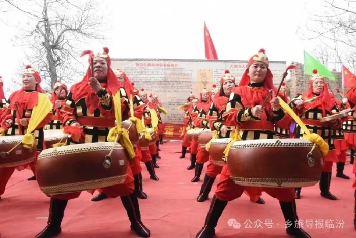 民族英雄霍去病霍光纪念馆热闹非凡、锣鼓喧天闹元宵